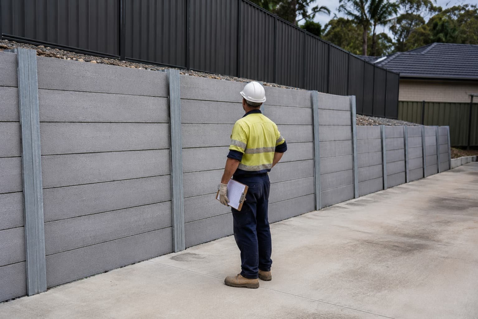 retaining walls Palmwoods